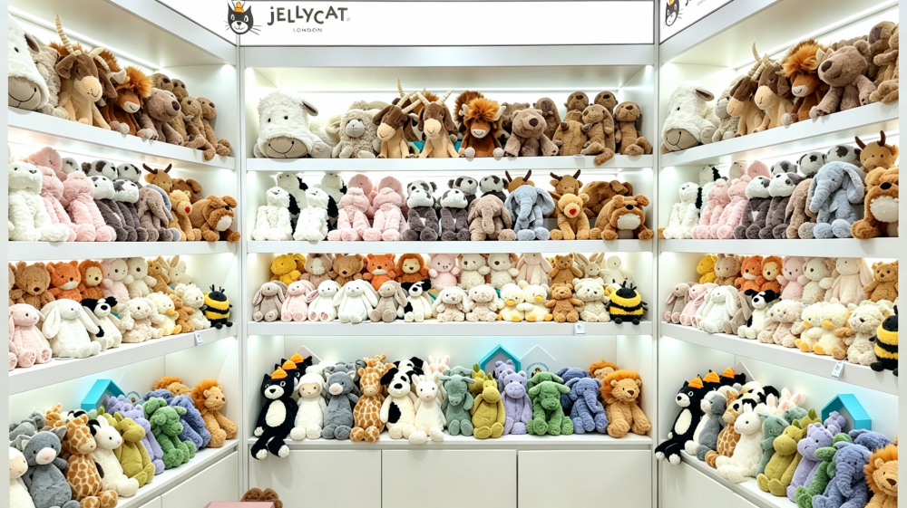 精品玩具店货架如何选？JELLYCAT门店展示货架案例赏析